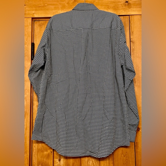 Cinch Men’s Patterned Button-Up Shirt Size L - Picture 4 of 7